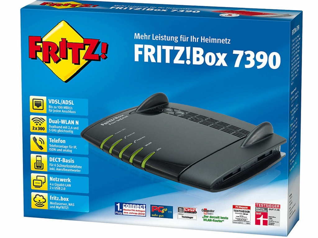 Fritzbox, Schaltzentrale auf der Alm