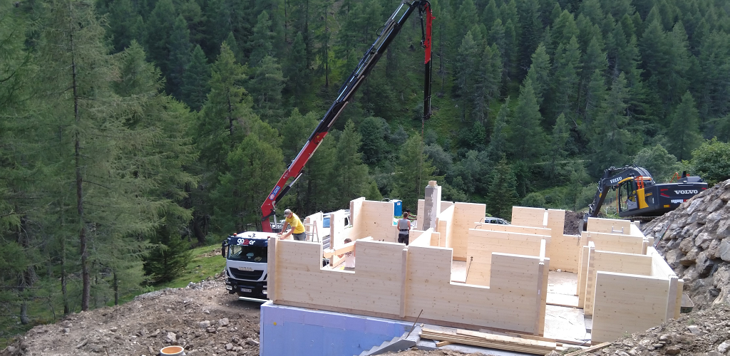 Geblockt muss die Hütte sein.